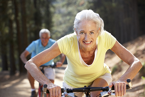 Preventing Recurrence photo couple biking