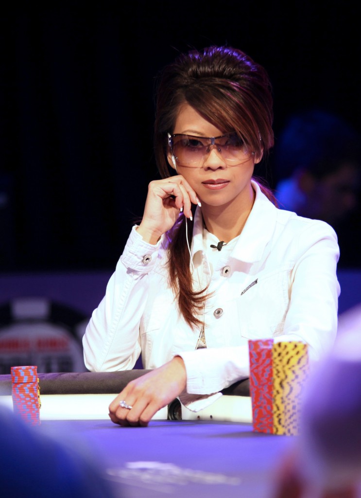 Liz Lieu at poker table WSOPE_TVTABLE1