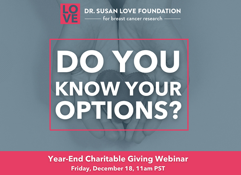 Year-End Charitable Giving Webinar