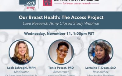 Our Breast Health: The Access Study Webinar